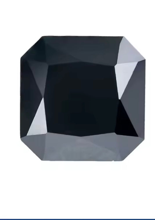 MOISSANITA NEGRA  ASSCHER    DE 0.50 CTS A 5 CTS