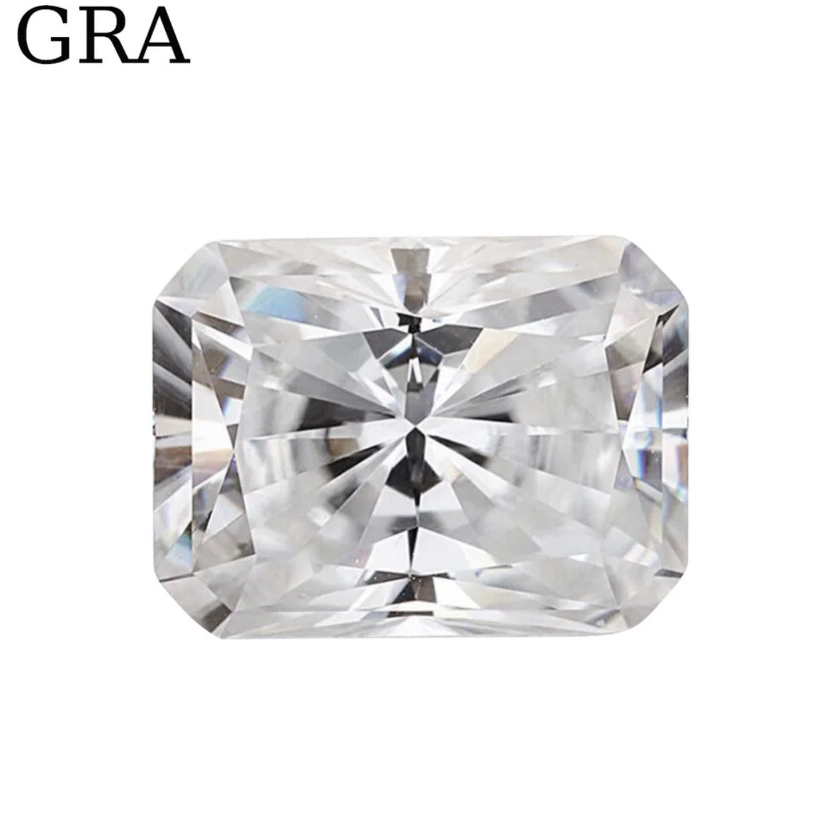 MOISSANITA CORTE RADIANTE  GRA 1.00 CT  5X7 MM