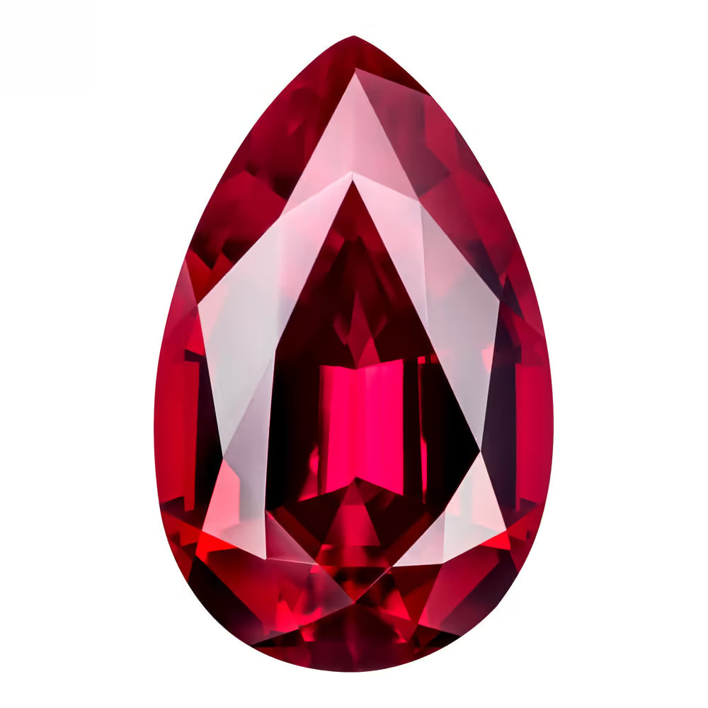 RUBÍ LAB AGL PERA 6 X 8 MM