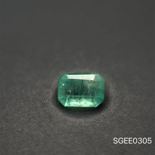 ESMERALDA NATURAL COLOMBIANA ESMERALDA 0.455 CTS 3.6 X 4.9 MM