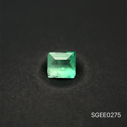 ESMERALDA NATURAL COLOMBIANA PRINCESS 0.24 CTS 3.78 X 3.56 X 2.36 MM