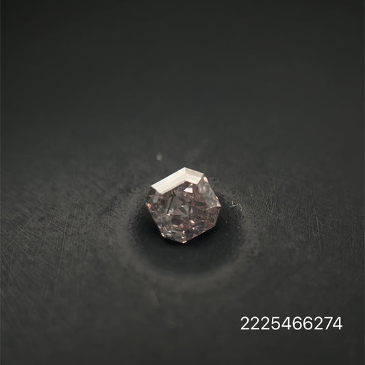 DIAMANTE GIA NATURAL FANCY BROWNISH PINK 0.22 CT