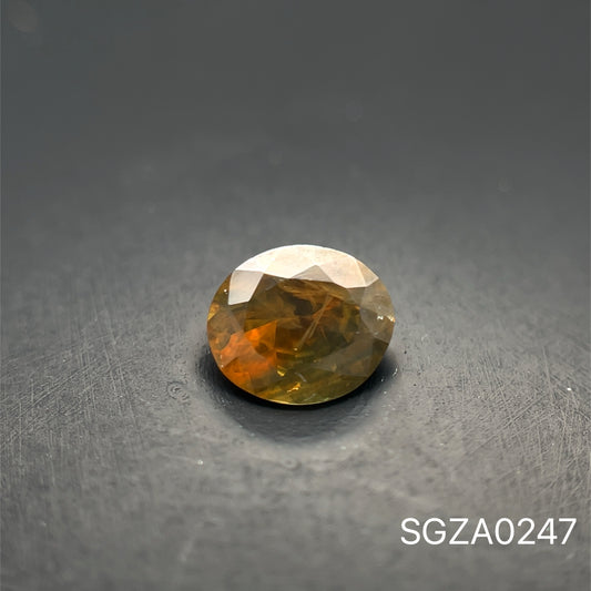 ZAFIRO BICOLOR CORTE OVAL 0.775 CT 6.1 x 5.2 MM