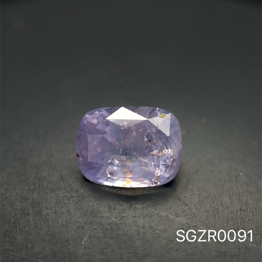 ZAFIRO CORTE CUSHION ALARGADO 2.785CT
