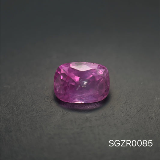 ZAFIRO CORTE CUSHION ALARGADO 1.03CT