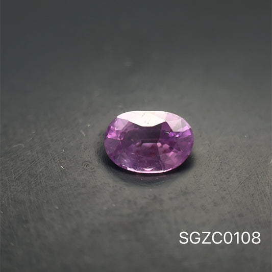 ZAFIRO CORTE OVAL 0.595 CTS
