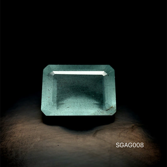 AGUAMARINA CORTE ESMERALDA 5.89 CT 13.4 X 9.5 X 6.1 MM