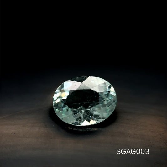 AGUAMARINA CORTE OVAL 1.98 CT 9.1 X 7 X 4.5 MM