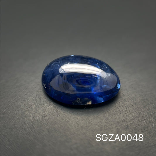 ZAFIRO CABUCHON CORTE OVAL 4.53 CTS