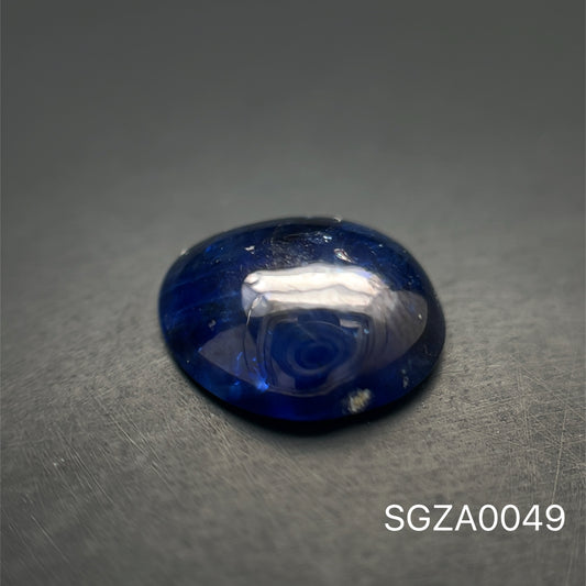 ZAFIRO CORTE PERA CABUCHON 3.435 CT