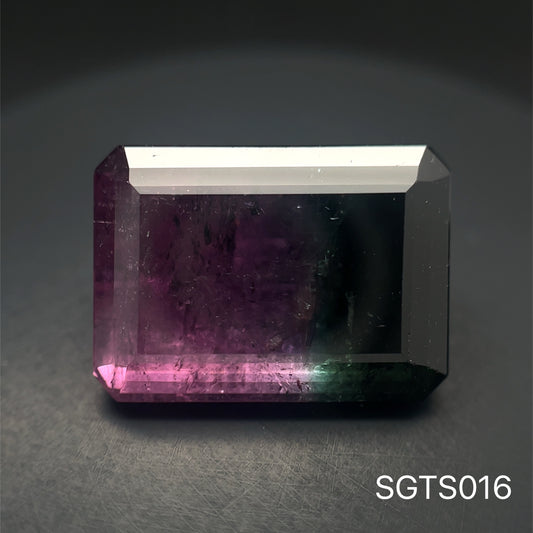 TURMALINA BICOLOR  19.135 CTS 17.93 X 12.92 X 8.84 MM