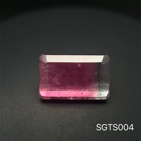 TURMALINA BICOLOR   6.575 CTS 13.35 X 8.49 X 6.29 MM