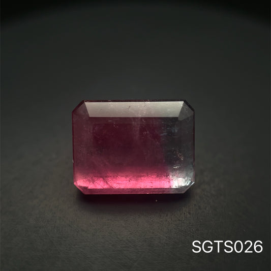 TURMALINA BICOLOR   4.94 CTS 10.45 X 8.63 X 6.24 MM