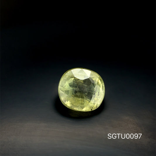 TURMALINA VERDE 3.02 CTS 8.04 X 8.65 X 5.77 MM