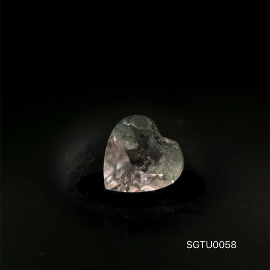 Turmalina Corte Corazón 4.8 x 4.8 mm 0.490 CTS