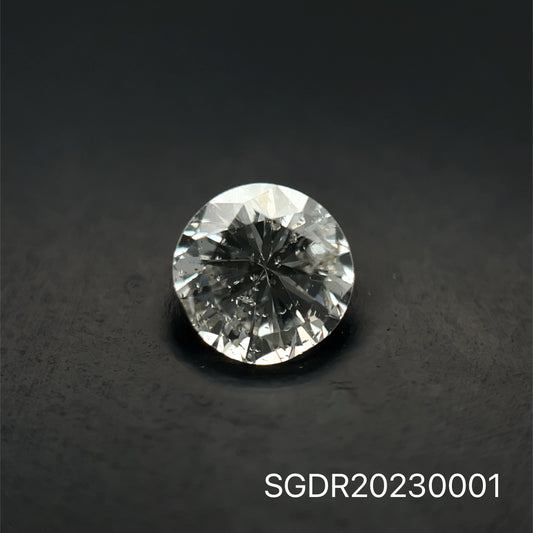 DIAMANTE BRILLANTE H I2 0.52 CT. 5.2 MM