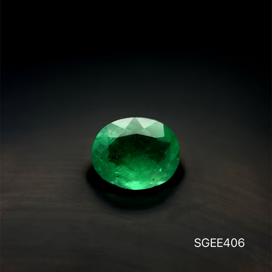 ESMERALDA COLOMBIANA 1.285 CT/ 6.62 X 8.10 MM