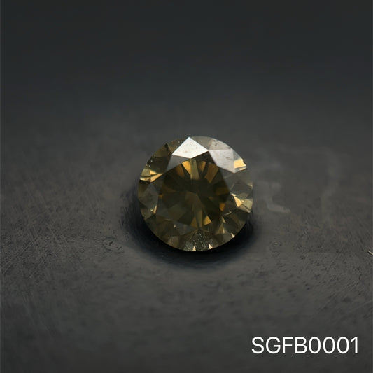 DIAMANTE FANCY BROWN REDONDO 0.505 CTS