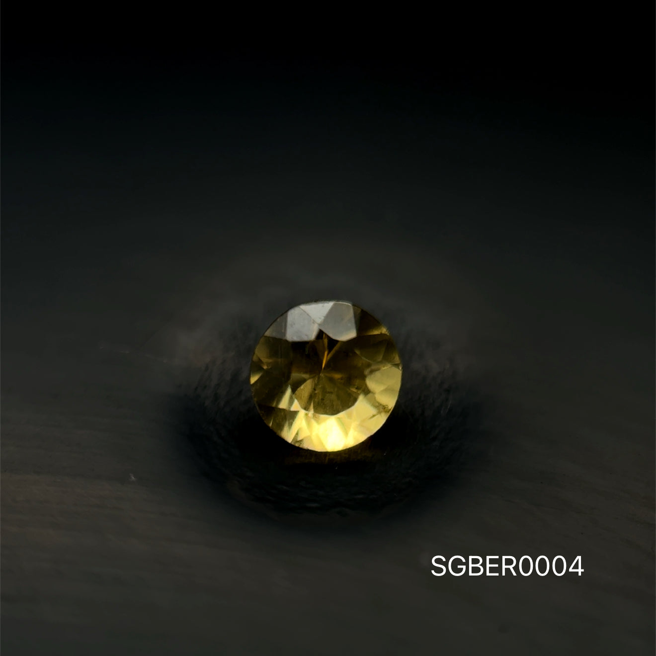 BERILO AMARILLO NATURAL CORTE REDONDO 4 A 6.91  MM