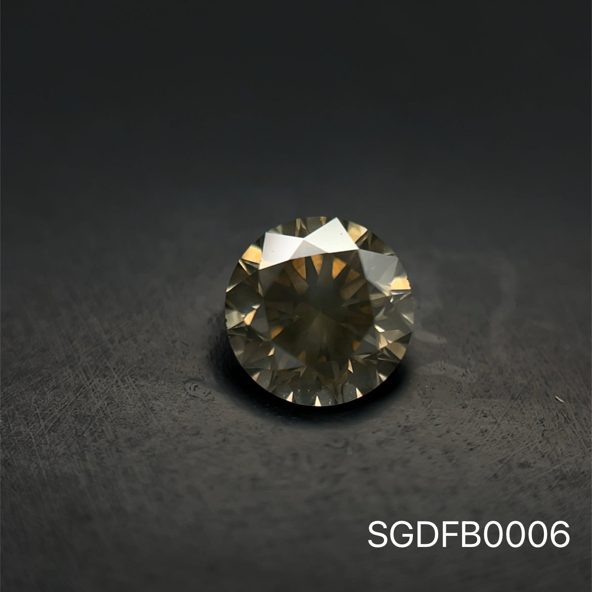 DIAMANTE FANCY BROWN REDONDO 0.815 CTS
