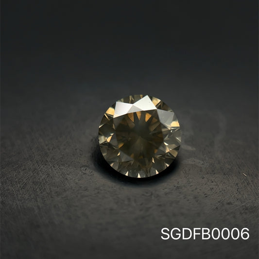 DIAMANTE FANCY BROWN REDONDO 0.815 CTS