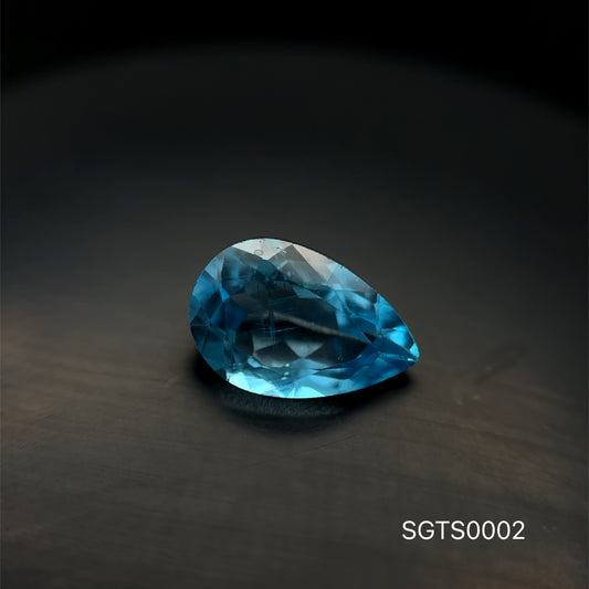 TOPACIO SUIZO CORTE PERA 12X8 MM