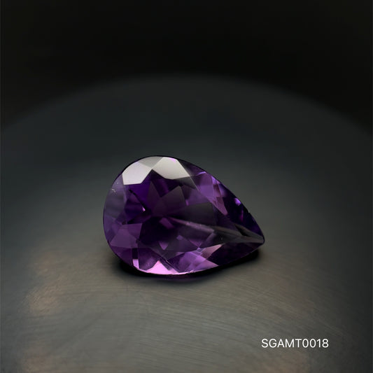 AMATISTA CORTE PERA 12.06 X 17.04 X 7.18 MM 7.645 CTS