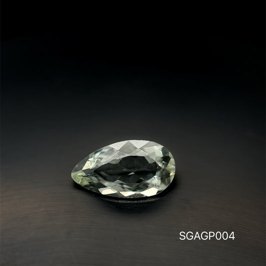 AGUA MARINA CORTE PERA 6.05 X 10.83 MM / 1.460 CT