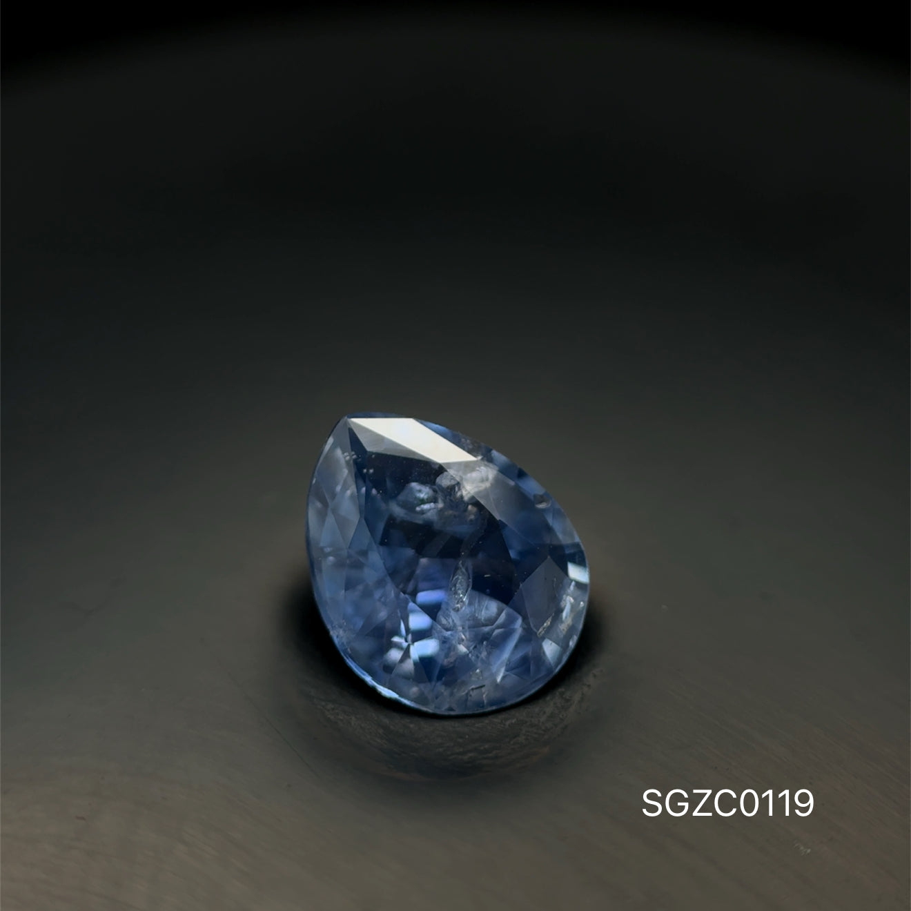 ZAFIRO CORTE PERA 1.62 CTS