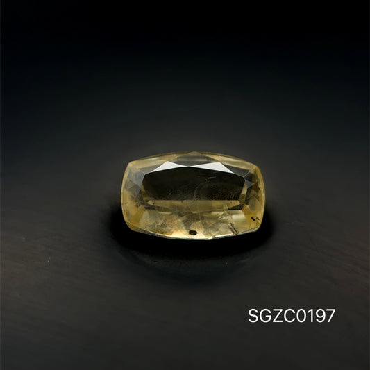 ZAFIRO CORTE CUSHION ALARGADO 1.12CT