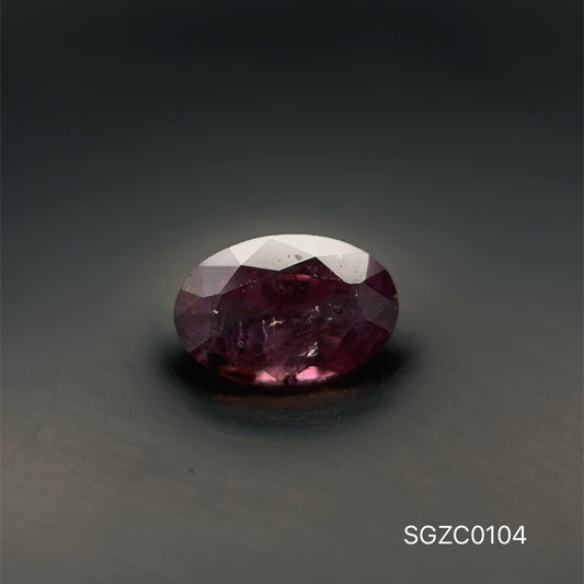 ZAFIRO CORTE OVAL 1.16 CTS