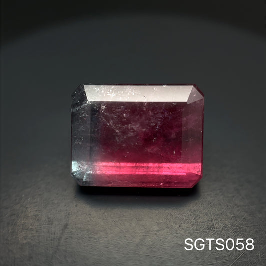 TURMALINA BICOLOR 8.7 CTS 12.62 X 10 MM