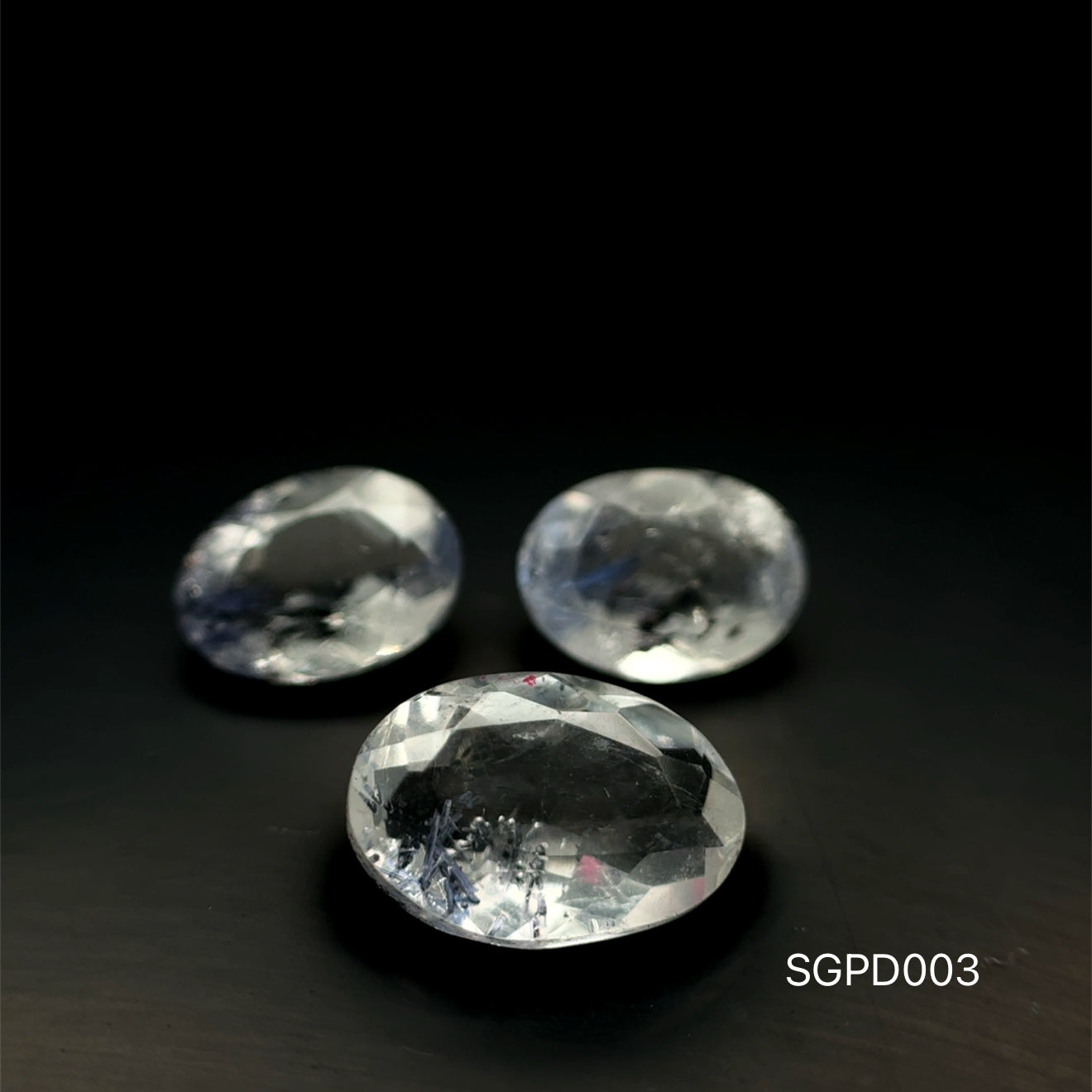 JUEGO  DE DUMORTERITA NATURAL OVAL 1.955 CT/