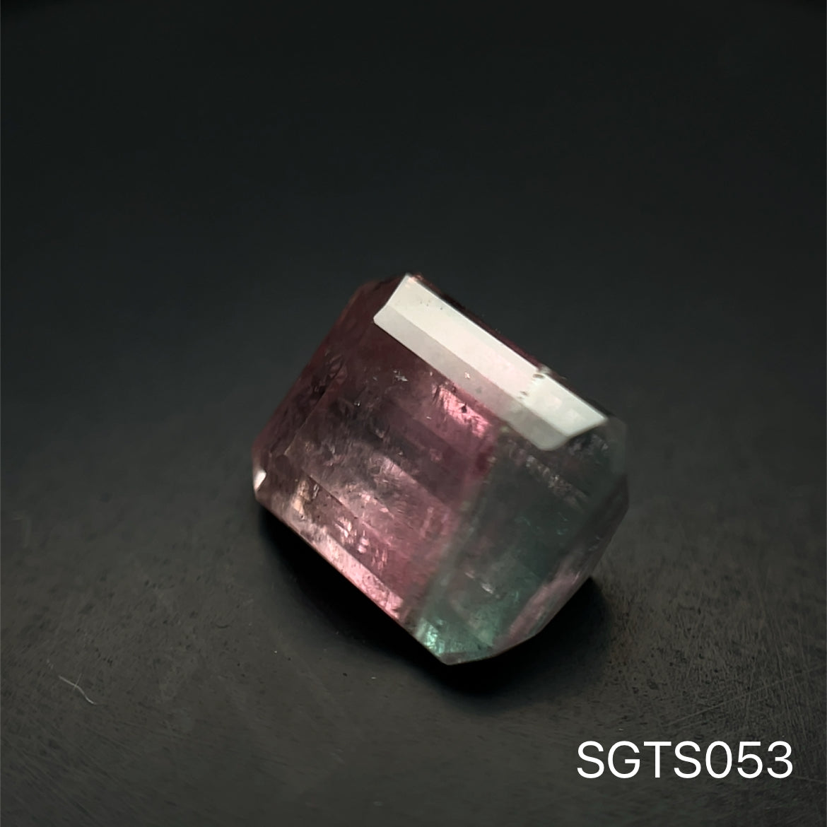 TURMALINA BICOLOR 8.70 X 7 MM 2.5 CTS