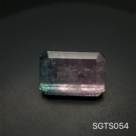 TURMALINA BICOLOR 8.14 X 12.10 MM 5.7 CTS
