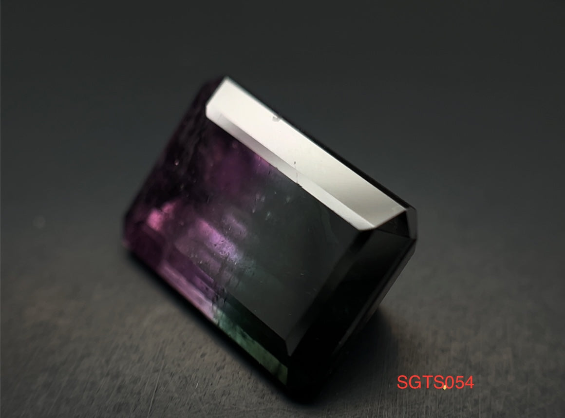 TURMALINA BICOLOR 8.14 X 12.10 MM 5.7 CTS