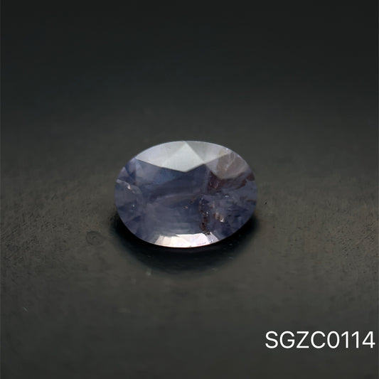 ZAFIRO CORTE OVAL 0.725 CTS