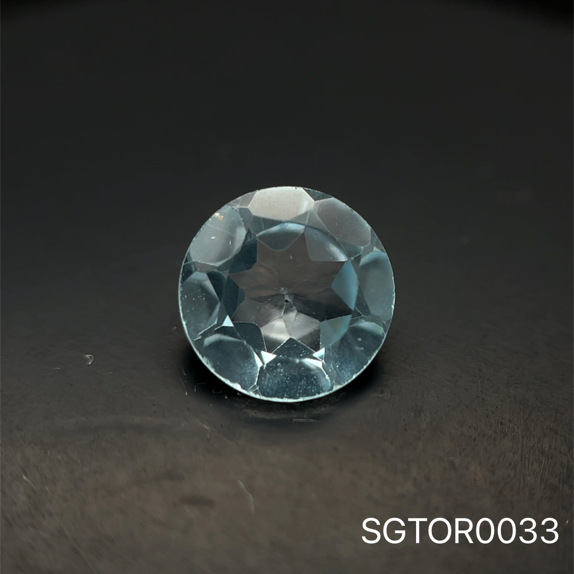 TOPACIO AZUL REDONDO 7 MM