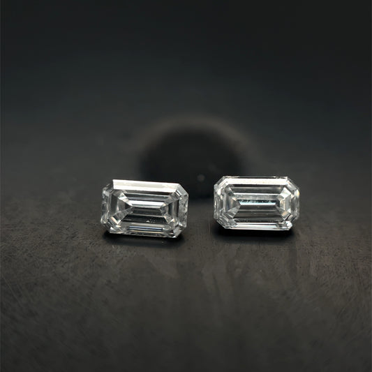 DIAMANTE LAB CORTE  ESMERALDA  4 X 2 MM 0.345 CTS