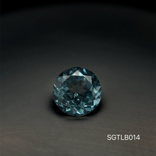 TOPACIO BLUE LONDON, CORTE REDONDO, 2.54 CT/ 8 MM