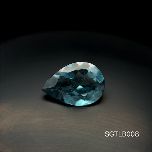 TOPACIO BLUE LONDON, CORTE PERA, 10.50 X 15.07 MM