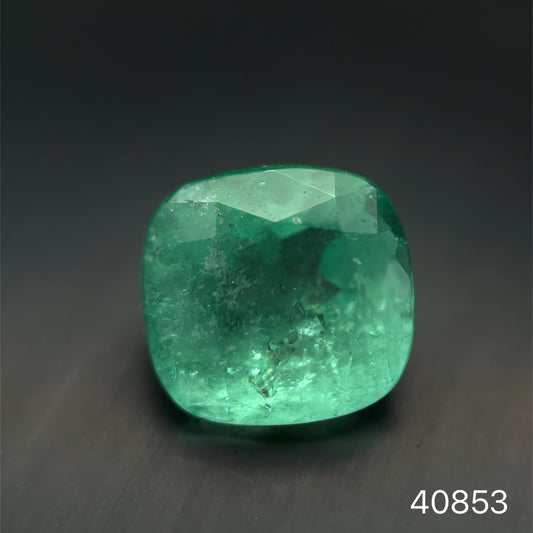 ESMERALDA CDTEC CORTE CUSHION 9.78 X 9.26 X 7.16 MM  4.14 CT