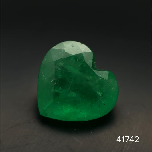 ESMERALDA CDTEC CORAZON/ 3.40 CT / 9.51 X 10.15 X 6.06 MM