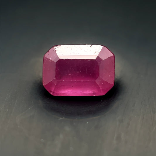 TOPACIO PINK CORTE ESMERALDA  4x2.4 MM