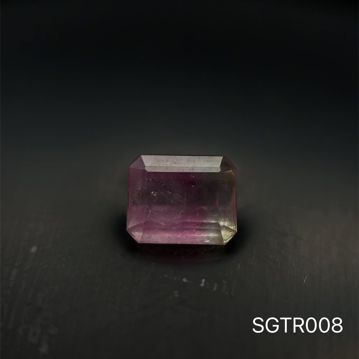 TURMALINA BICOLOR 1.17 CTS 5.2 X 6.3 MM