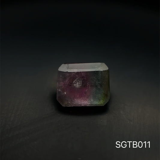 TURMALINA BICOLOR 1.98 CTS 6.68 X 7.73 MM