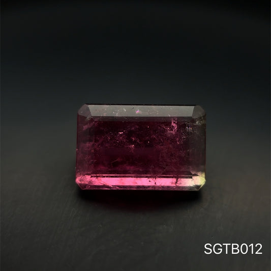 TURMALINA BICOLOR 3.14 CTS 6.74 X 10.09 MM