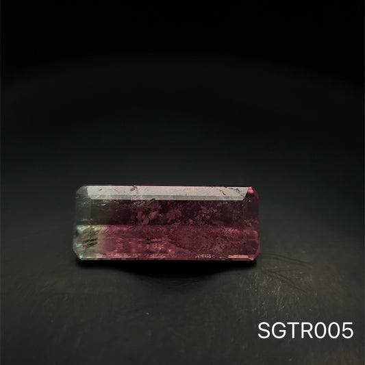 TURMALINA BICOLOR 2.685 CTS 6.04 X 14.7 MM