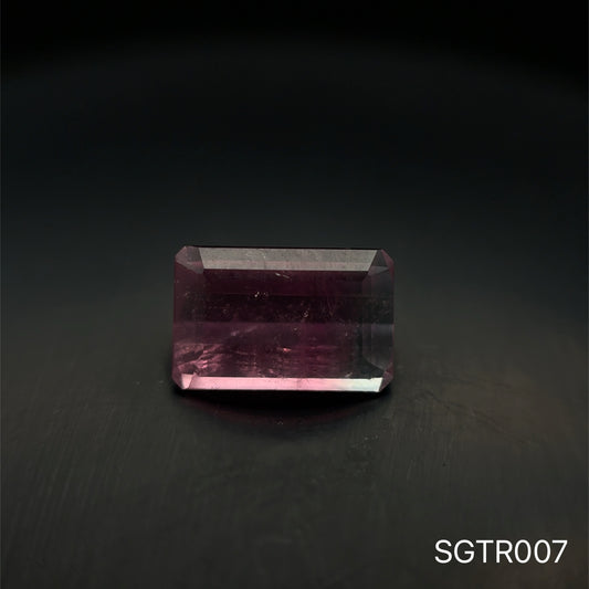 TURMALINA BICOLOR ROSA 2.18 CTS 6.2 X 9.5 MM