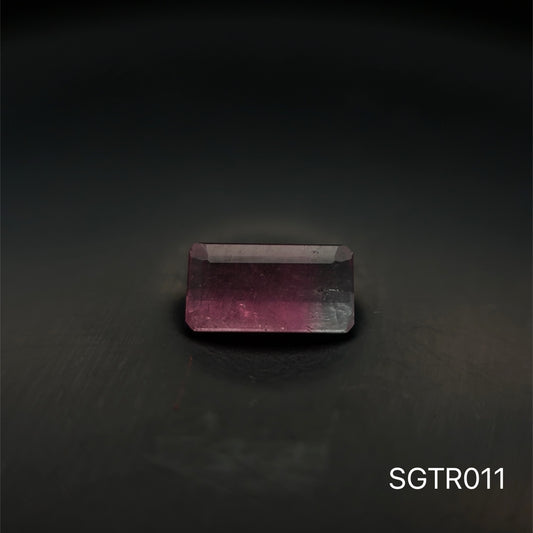 TURMALINA BICOLOR 0.60 CTS 3.8 X 7.1 MM